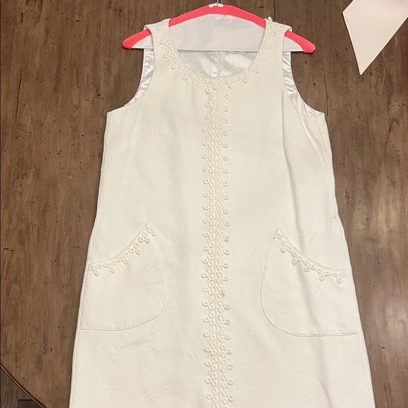 ECI Ivory Textured Mini Dress - Picture 1 of 4